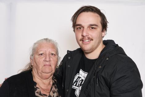 Potrait of Glenys and Corey 